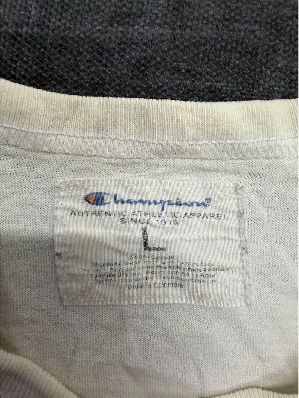 Champion University of California Berkeley White Graphic T-Shirt Large - Picture 6 of 12
